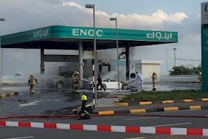 عامل حادثه پمپ بنزین تاکستان  مشخص شد