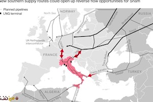 ایتالیا، هاب گازی جدید در جنوب اروپا