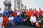 بازدید هوایی رئیس‌ جمهور از فاز ۱۱ میدان گازی پارس‌جنوبی در خلیج‌ فارس/‌ تولید گاز از قطعه ۱۱ میدان مشترک ‌آغاز شد