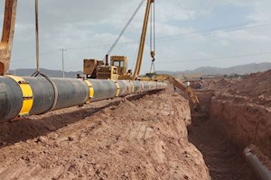 لوله‌گذاری خط انتقال گاز از دشتک زابل به نهبندان آغاز شد