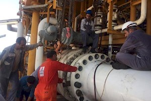 +تعمیرات سکوهای پارس جنوبی در حال انجام است+