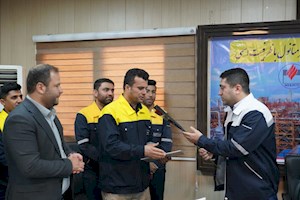 تجلیل از آتش‌نشانان پتروشیمی کیمیای پارس خاورمیانه به مناسبت روز ایمنی و آتش‌نشانی