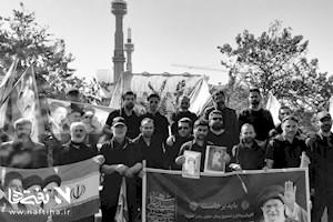هم‌قدم با ملت؛ حضور باشکوه خانواده بزرگ پتروشیمی تبریز در بدرقه رهبر شهید انقلاب
